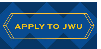 Text graphic reading "Apply to JWU"