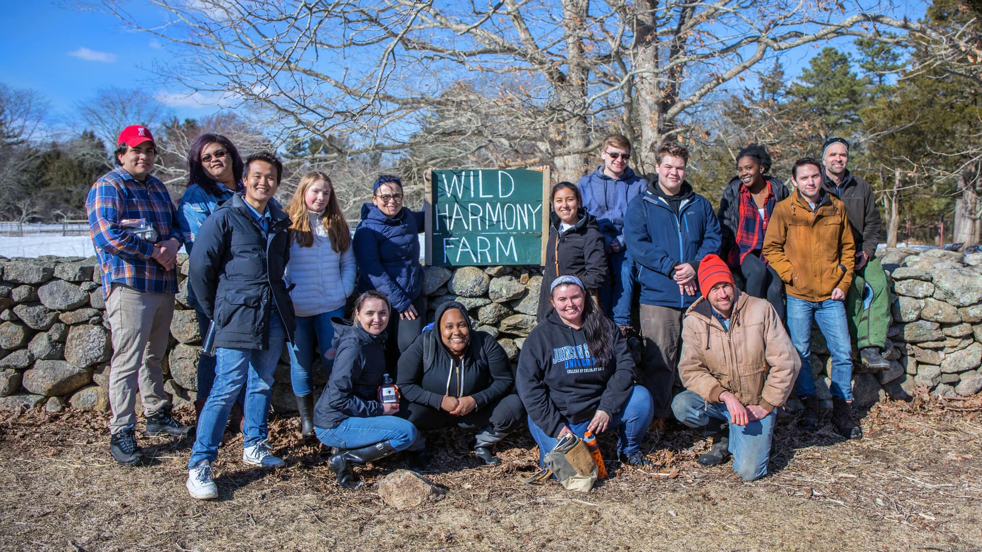 Visiting Wild Harmony Farm to learn about the harvest. 