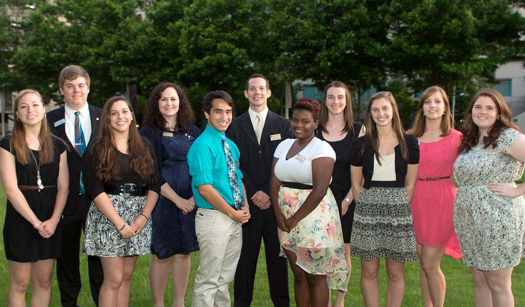 Group portrait: Student Leadership at JWU Charlotte