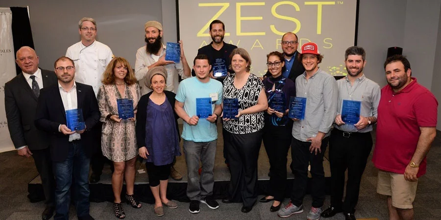 2015 ZEST Award winners with JWU North Miami Culinary Dean Bruce Ozga