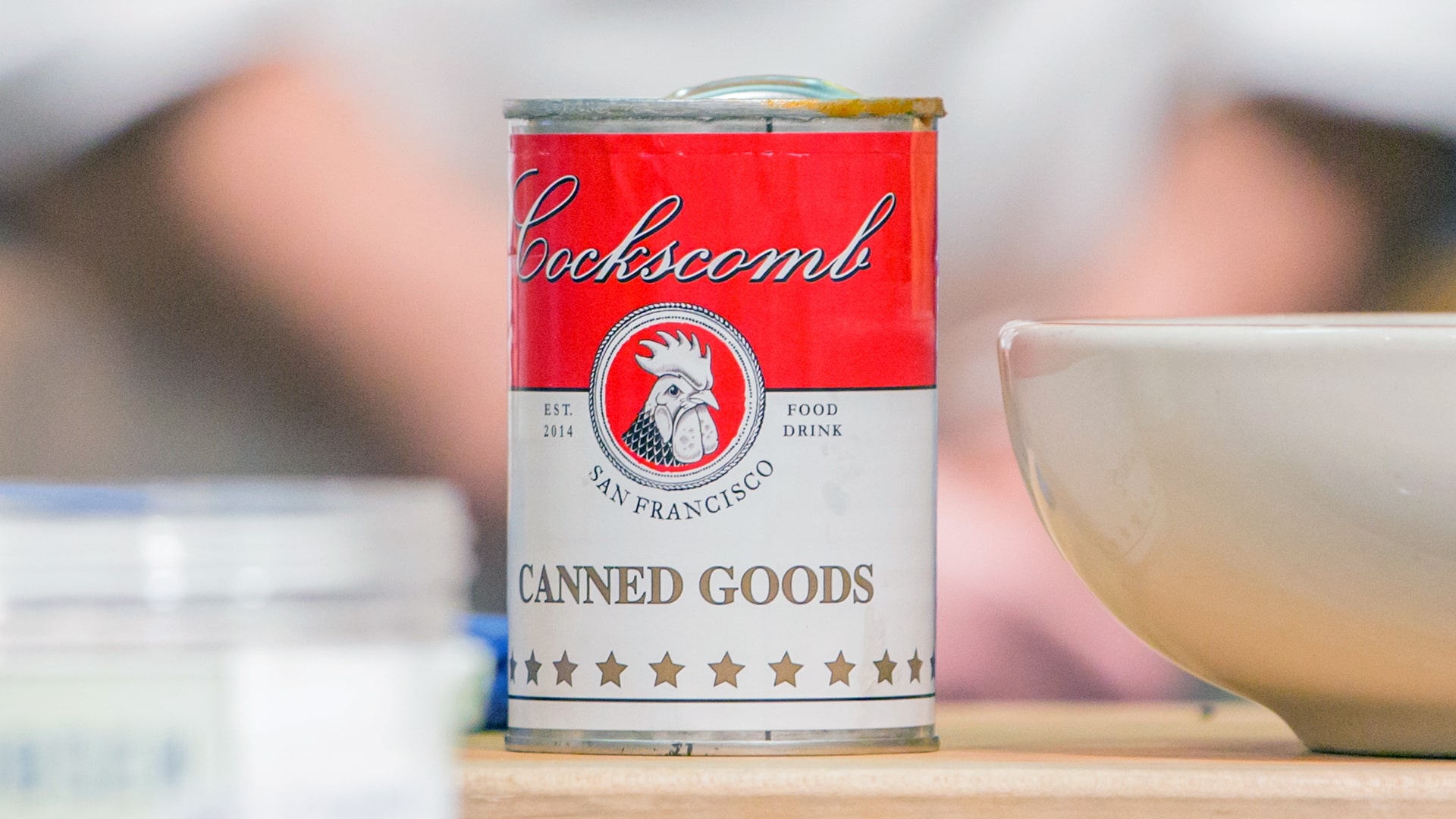 Photo of a can of "food drink" by Cockscomb
