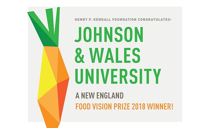 JWU winner of the Kendall Foundation prize.