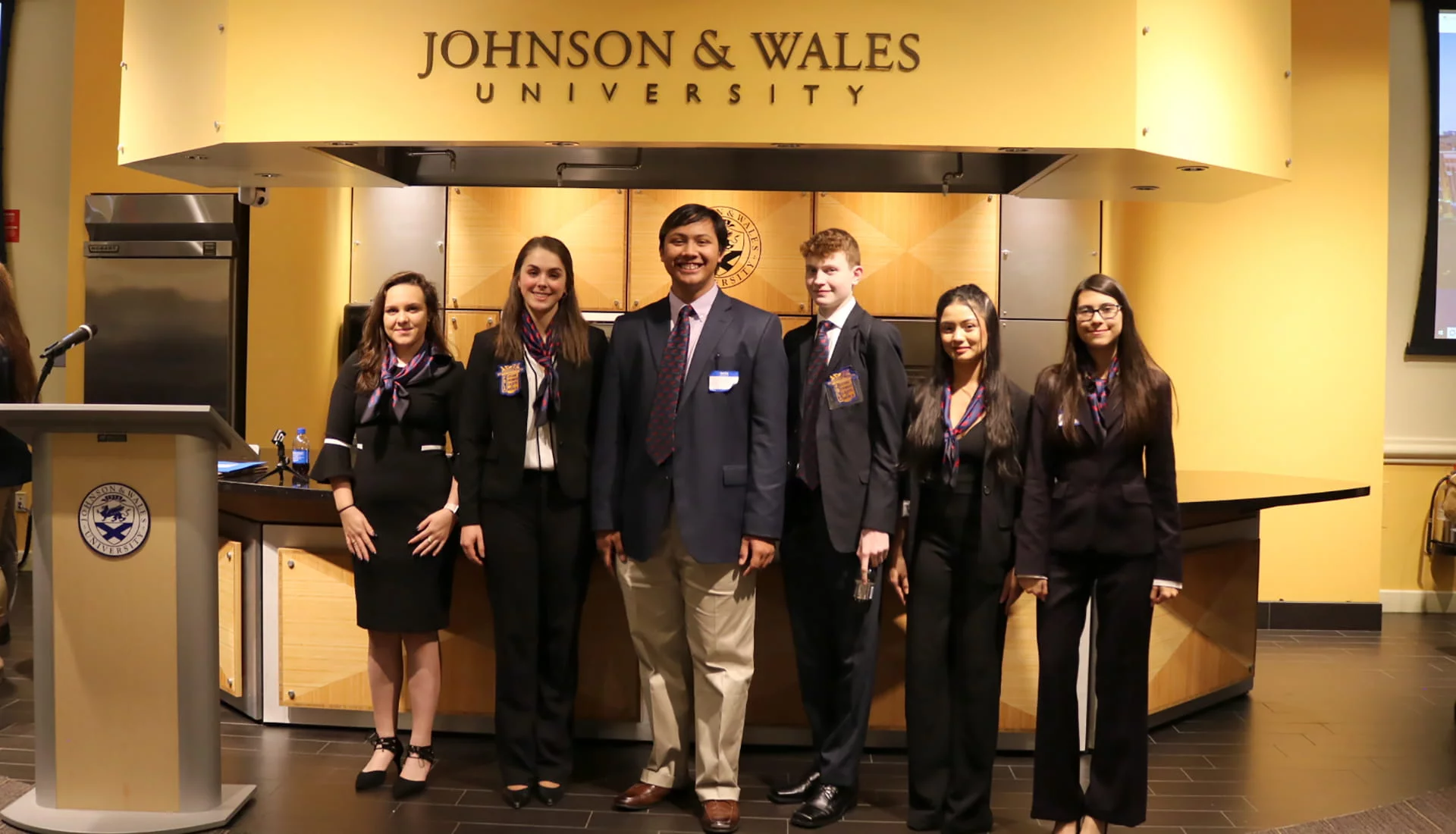 THE RI STATE OFFICERS (FROM LEFT TO RIGHT): NICOLE MEDEIROS, PRESIDENT; JESSICA CATERSON, VICE PRESIDENT; FRED BEBE, SECRETARY; JASON PAGE, TREASURER; HOLLY VIPHAKONE, REPORTER ; ARI DULCHINOS, WEBMASTER.