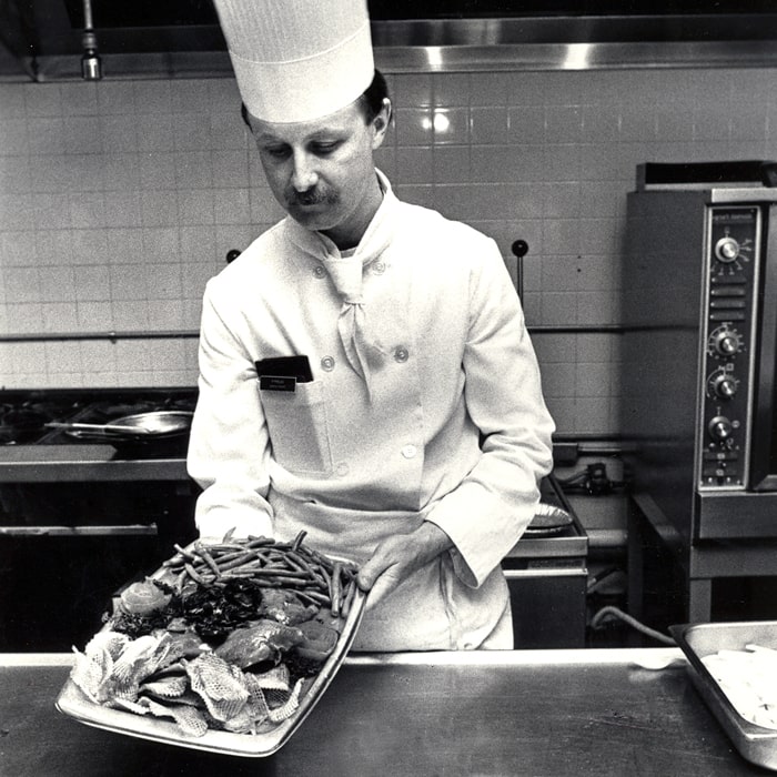 Kevin Duffy M.A.T. '04 working at JWU Providence in the early days, circa 1979.