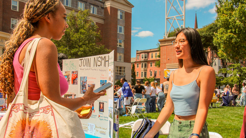 JWU club at involvement fest