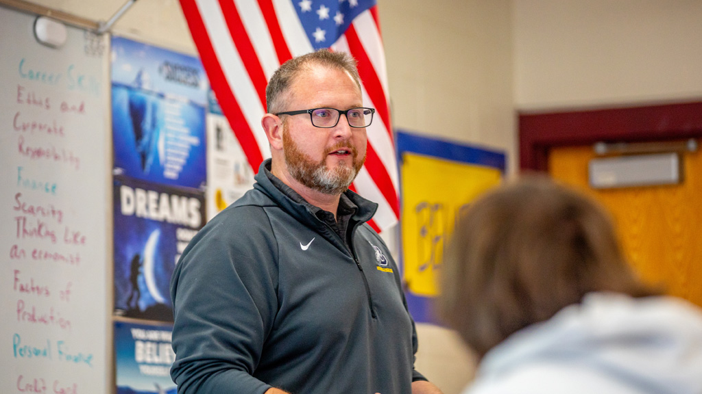 Greg Hogan, student in Master of Arts in Teaching