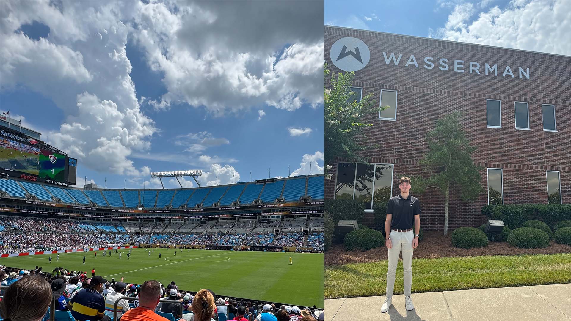 The Bank of America Stadium and Ben Gill