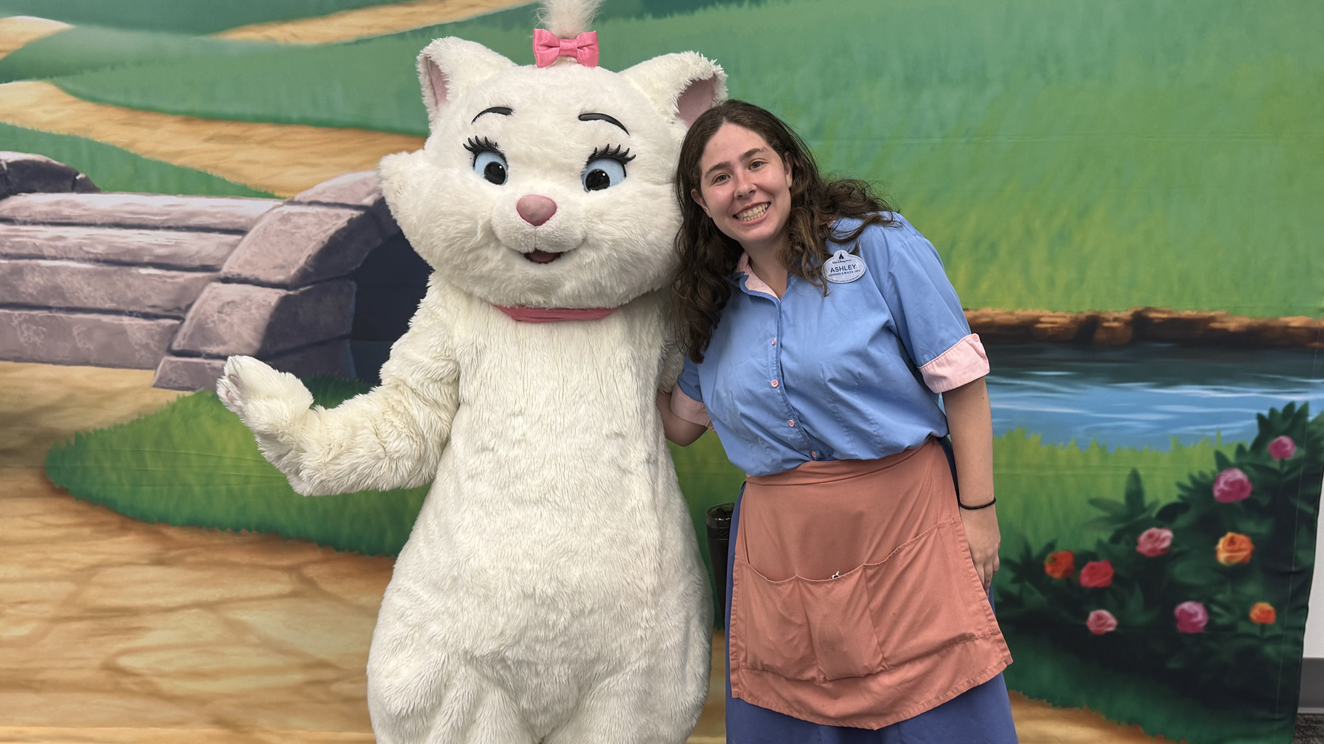 Ashley and Marie the cat