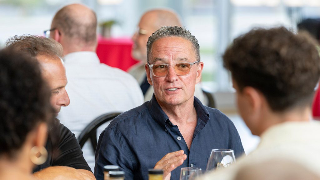 Joseph Greene captured at an Epicurean Society barbeque