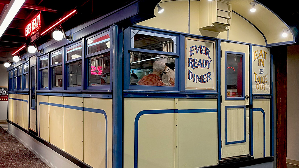 A diner exhibit in the Culinary Arts Museum