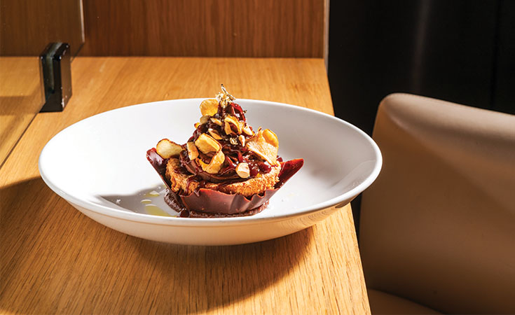 A pastry created by Rochelle Cooper '12